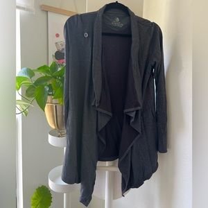 Draped Front Cardigan